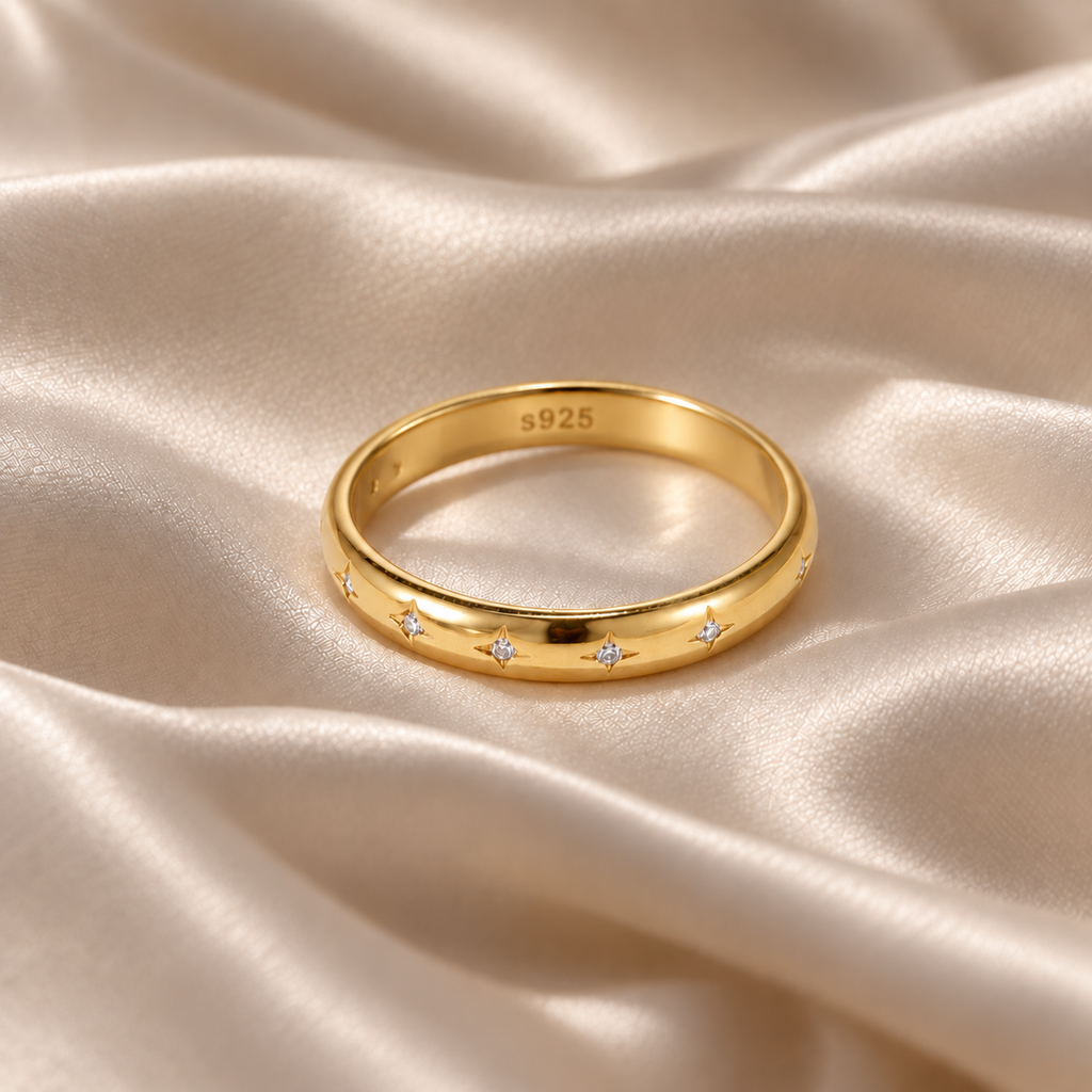 18K Gold Vermeil Stargazing Ring